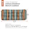 Classic Accessories Indoor/Outdoor Bench Cushion, 54 x 18 x 5", Santa Fe Stripe 62-208-013401-EC - alternate 8